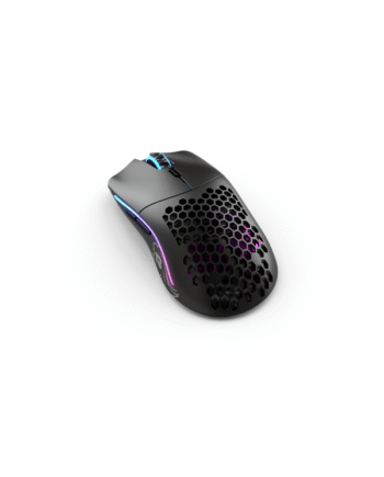 Glorious Model  - Wireless Matte Black Gaming Mus Optisk   Knapper Sort Med Rgb Lys