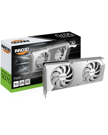 Inno3d Geforce Rtx 5070 Twin X2 Oc White 12gb Gddr7 Ram Grafikkort