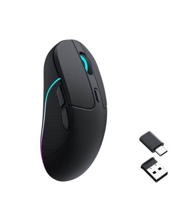 Keychron M3 Rgb Light 79g Wireless 1k Gaming Mus Optisk   Knapper Sort Med Rgb Lys