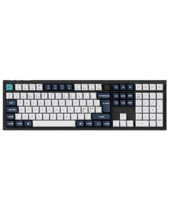Keychron Q6 Max 100  Knob Wireless Trimode Qmk Via Gateron Jupiter Brown Gaming Tastatur Nordisk Sort