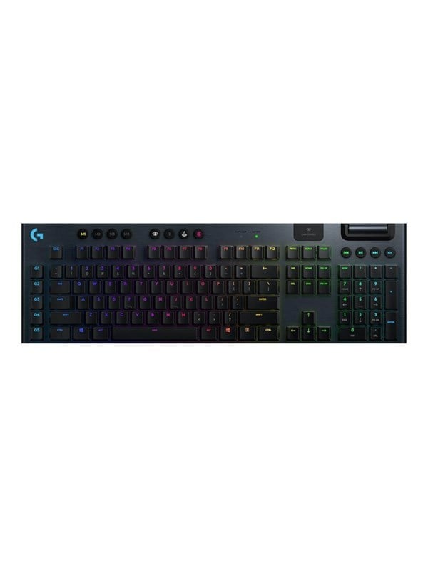 Logitech G915 Lightspeed Wireless Gl Tactile Nd Gaming Tastatur Nordisk Sort