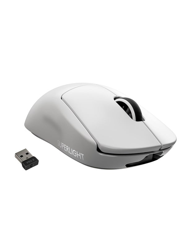 Logitech Pro Superlight Gaming Mus Optisk Knapper Hvid
