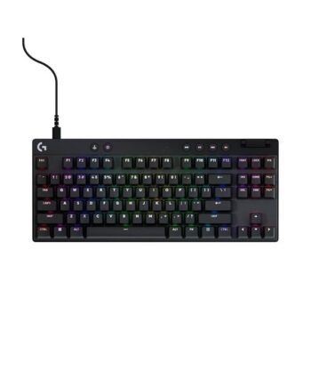Logitech   Pro   Tkl Logitech Magnetic Analog Linear Gaming Tastatur Uden Numpad Amerikansk Engelsk Sort