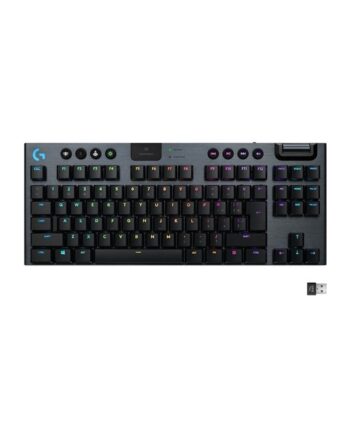 Logitech G915 Tkl Lightspeed Wireless Gl Clicky Gaming Tastatur Uden Numpad Nordisk Sort