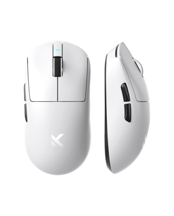 Mchose A7 Pro Lightweight Wireless Gaming Mus Optisk   Knapper Hvid