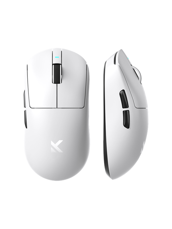 Mchose A7 Pro Lightweight Wireless Gaming Mus Optisk Knapper Hvid