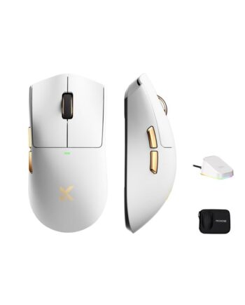 Mchose K7 Ultra Lightweight Wireless Gaming Mus Optisk   Knapper Hvid