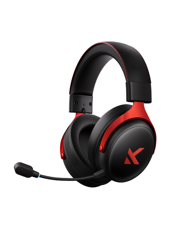 Mchose V9 Pro Wireless Gaming Headset Black Red