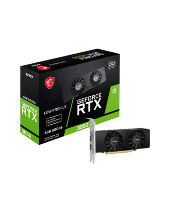 Msi Geforce Rtx 3050 Low Profile Oc 6gb Gddr6 Ram Grafikkort