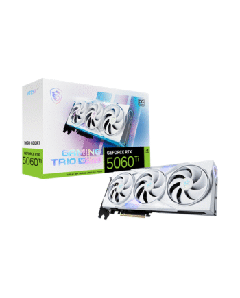 Msi Geforce Rtx 5060 Ti Gaming Trio Oc White 16gb Gddr7 Ram Grafikkort
