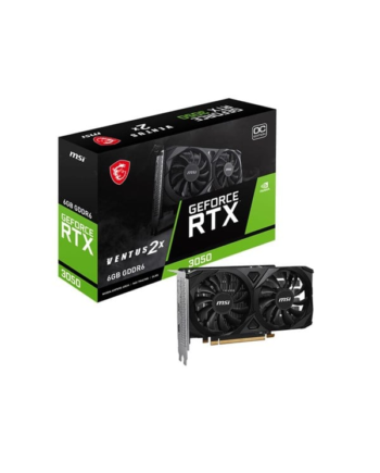 Msi Geforce Rtx 3050 Ventus 2x   Oc 6gb Gddr6 Ram Grafikkort