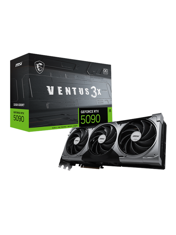 Msi Geforce Rtx 5090 Ventus 3x Oc 32gb Gddr7 Ram Grafikkort