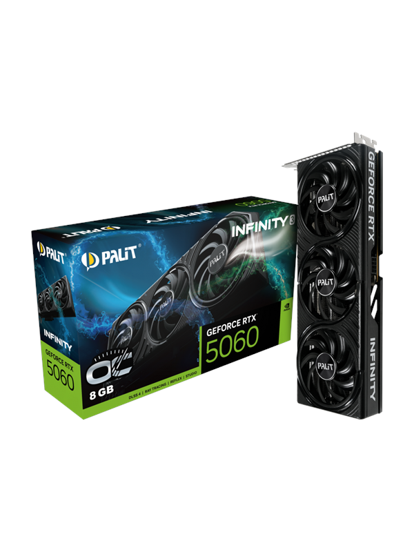 Palit Geforce Rtx 5060 Infinity Oc 8gb Gddr7 Ram Grafikkort