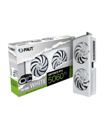 Palit Geforce Rtx 5060 Ti White Oc 16gb Gddr7 Ram Grafikkort