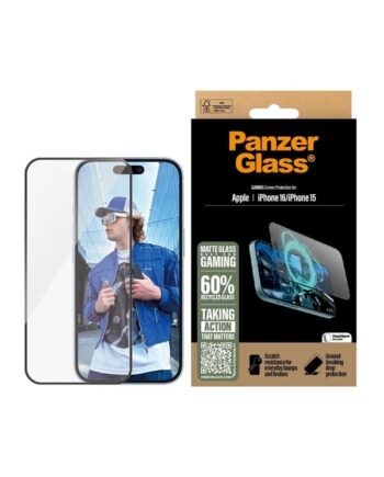 Panzerglass Gaming Screen Protector Iphone 16   Ultra-wide Fit