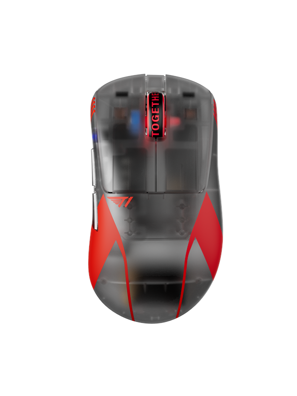 Pulsar Xlite V4 Mini Wireless T1 Limited Edition Gaming Mus Optisk Knapper Rød