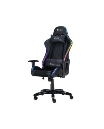 Sandberg Commander Gaming Chair Rgb Kontor Stol Pu Læder Op Til 150 Kg