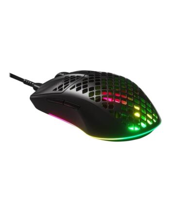 Steelseries Aerox   2022 Onyx Gaming Mus Optisk   Knapper Sort