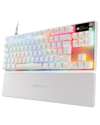 Steelseries Apex Pro Tkl Gen   Gaming Tastatur Uden Numpad Nordisk Hvid