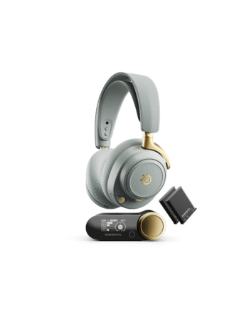 Steelseries Arctis Nova Elite Sage Gold High-end Gaming Headset Hvid