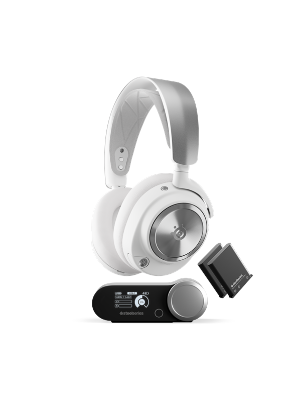 Steelseries Arctis Nova Pro Wireless Gaming Headset Pc Ps Hvid