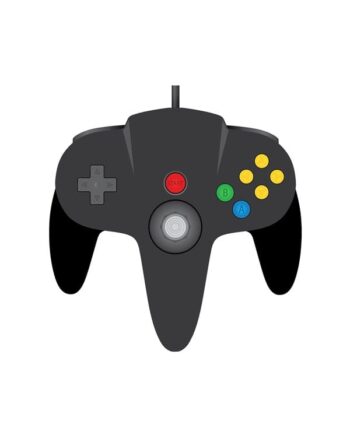 Teknogame Wired N64 Controller Black Wired Controller Nintendo 64