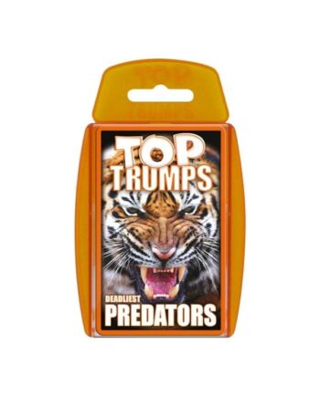 Winning Moves Deadliest Predators Top Trumps Card Game  English