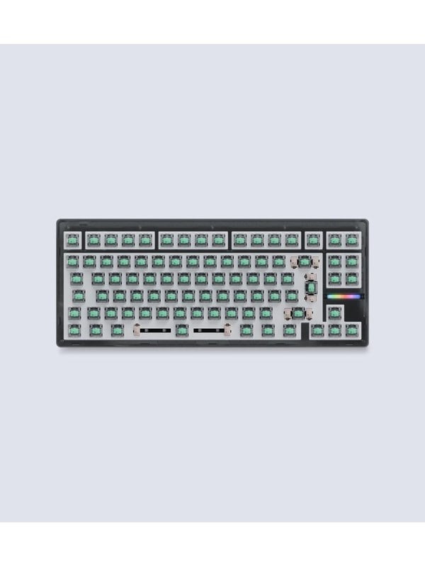 Wooting 80he Iso No Keycaps Linear60 Ghost Gaming Tastatur Uden Numpad Universal Grå