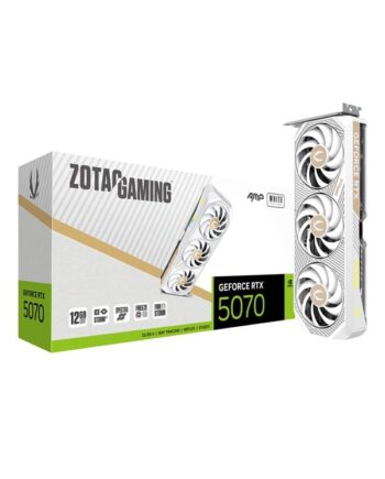 Zotac Geforce Rtx 5070 Amp White 12gb Gddr7 Ram Grafikkort