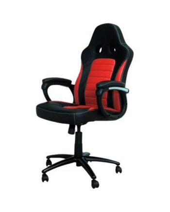 Lc Power Gaming Stol Sort  Rød