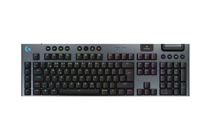 Logitech G915 Tastatur Gaming Lightspeed Full Size Sort Nordisk Indgangsudstyr