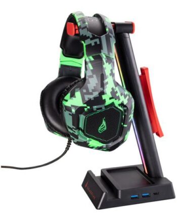 Surefire Vinson N2 Holder Til Hovedsæt For Headset Gaming  Rgb  Med Usb Hub