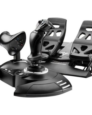 Thrustmaster  -flight Full Kit   Joystick  Speeder Og Pedaler Kablet