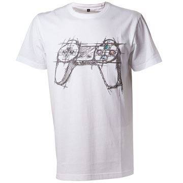 Playstation Controller White  -shirt