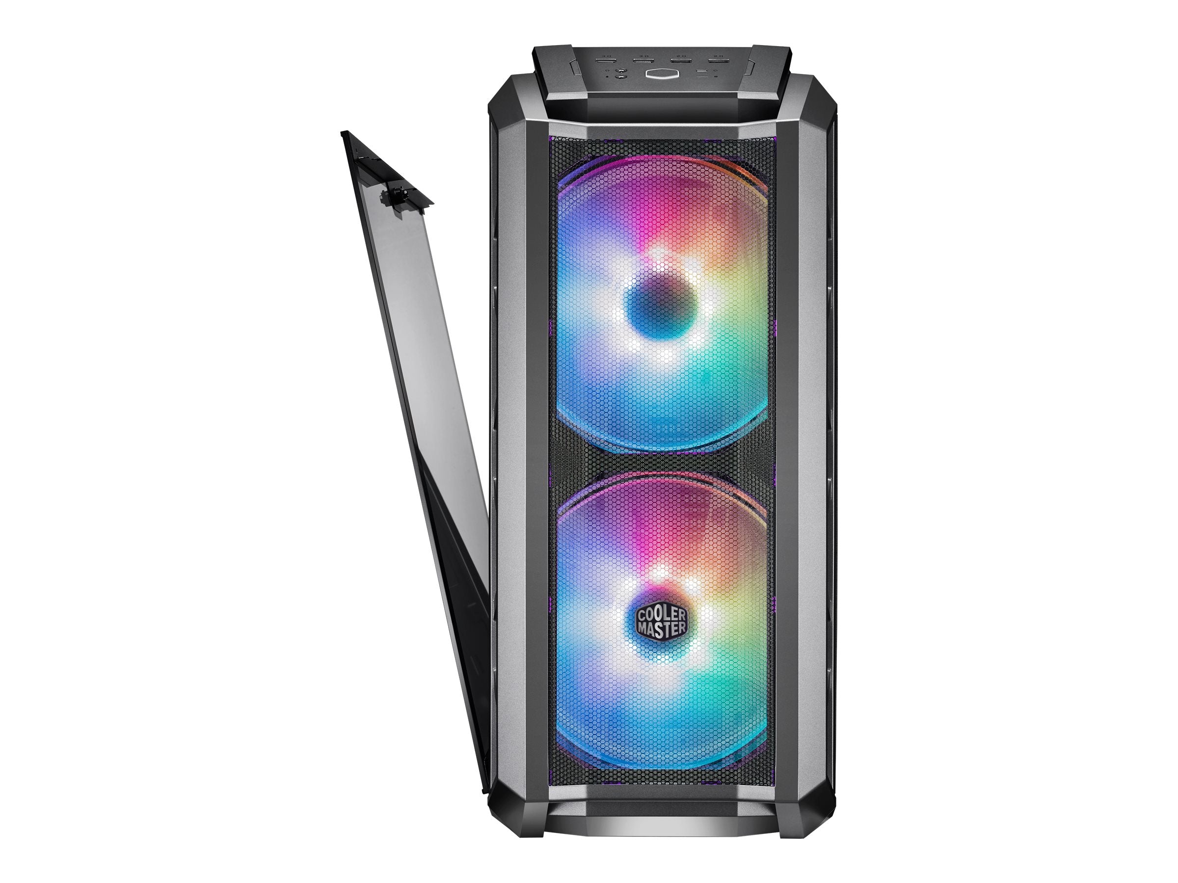 Cooler Master Mastercase H500p Mesh Argb Tårn Udvidet Atx Sort Kabinet Geekd Dk