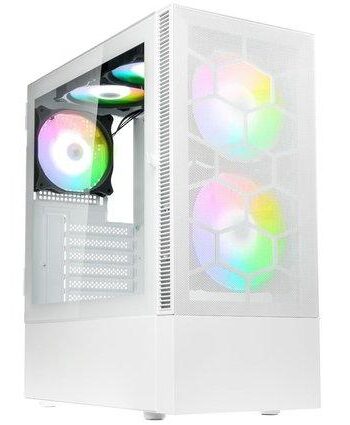 Kolink Observatory Mx Mesh Argb Midi Tower Case Hvid Kabinet Geekd Dk