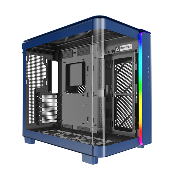 Montech King 95 Blå Curved Glas