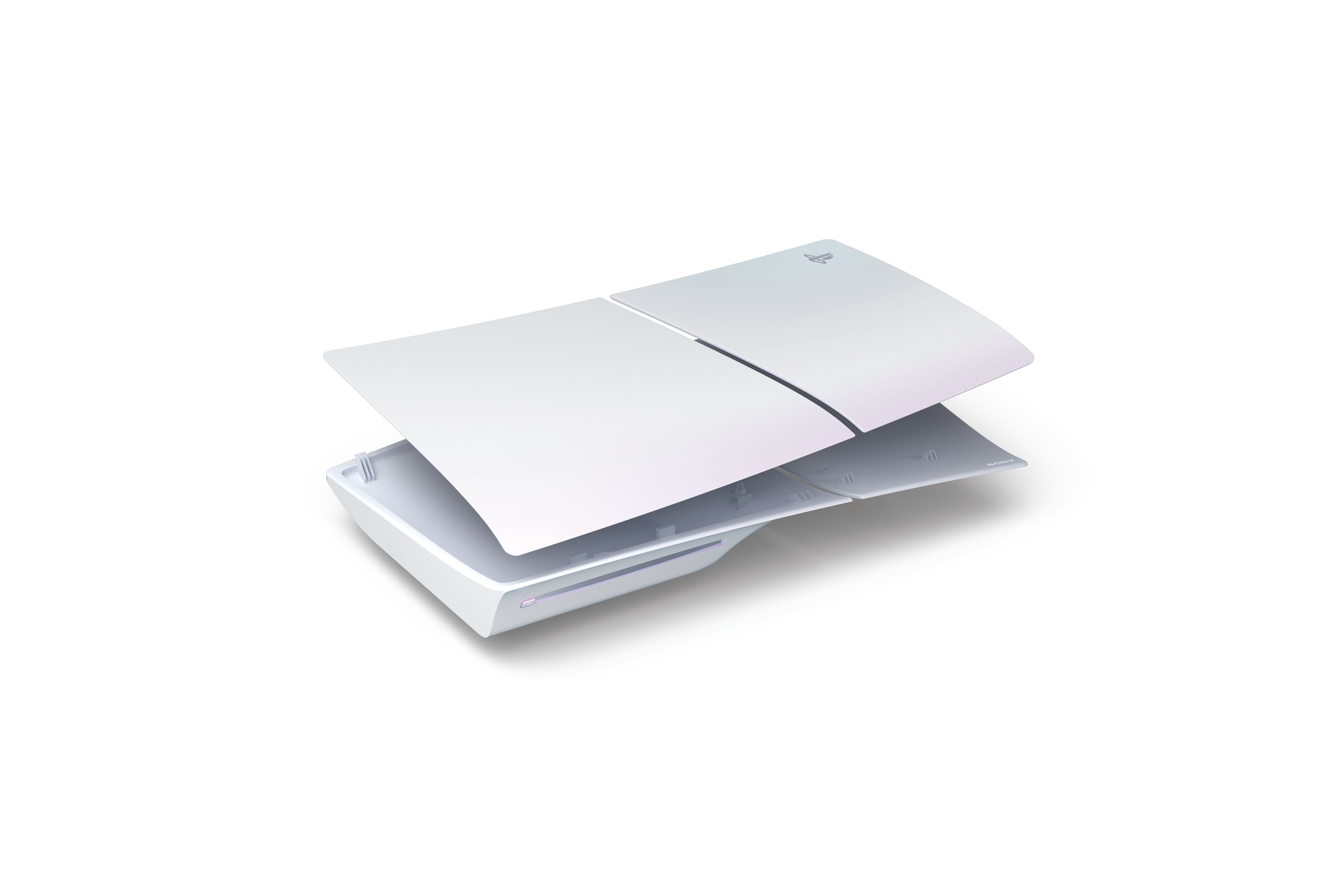 Playstation   Cover  Slim  Chroma Pearl