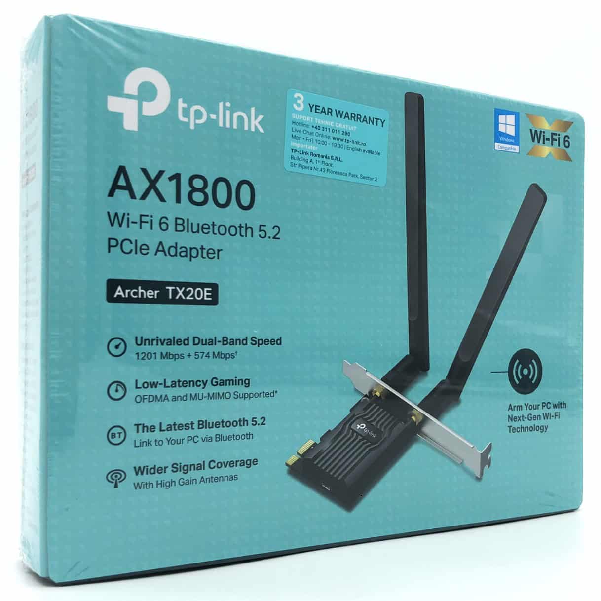 Tp-link Archer Tx20e V2 Netværksadapter Pci Express