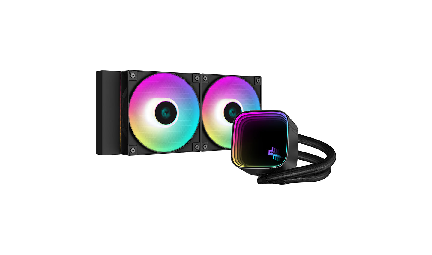 Deepcool Infinity Series Ls520 Se Processors Flydende Kølesystem  -pack Sort 120 Mm