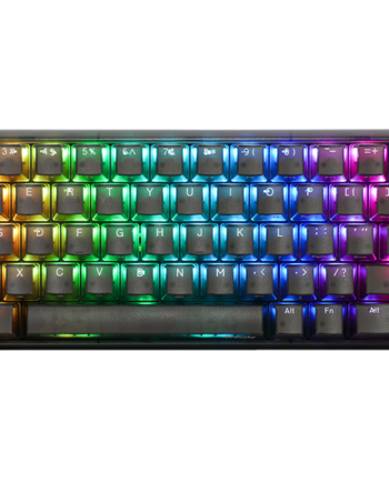 Ducky One   Aura Black Nordic Sf 65  Cherry Red Rgb Tastatur Geekd Dk