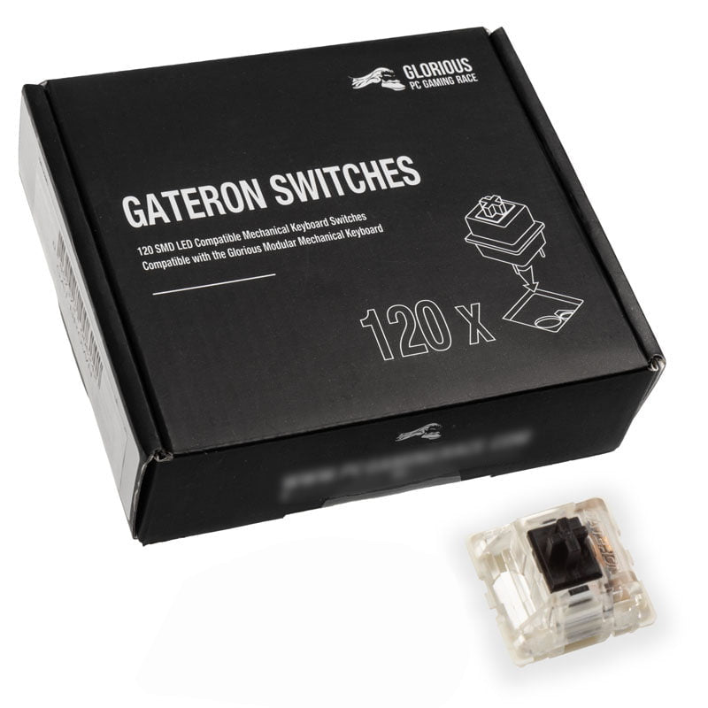 Glorious Gateron Sort Switches  120 Stk  Tastatur Switch Geekd Dk