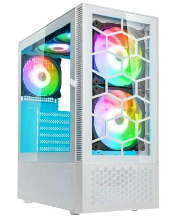 Kolink Observatory Mx Glass Argb Midi Tower Case Hvid