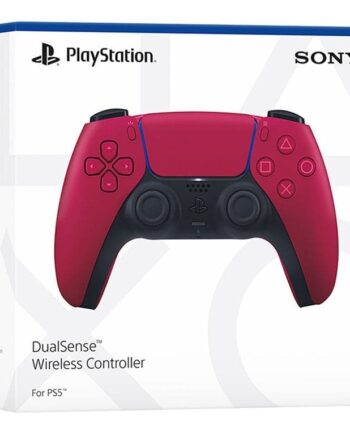 Sony Dualsense Gamepad Sony Playstation   Sort Rød Controller Geekd Dk