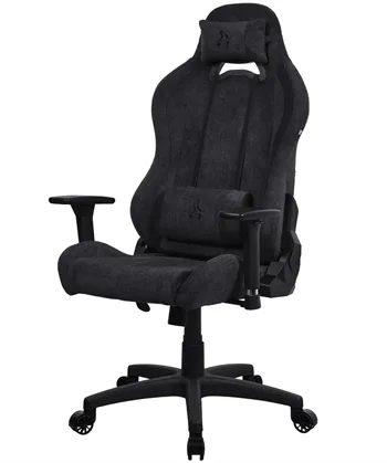Arozzi Torretta Soft Fabric Gaming Chair Black
