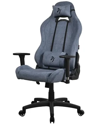 Arozzi Torretta Soft Fabric Gaming Chair Blue