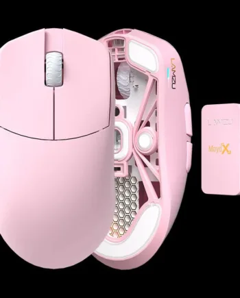 Lamzu Maya   8k Dongle  Omron Optical Light Pink Mus Geekd Dk