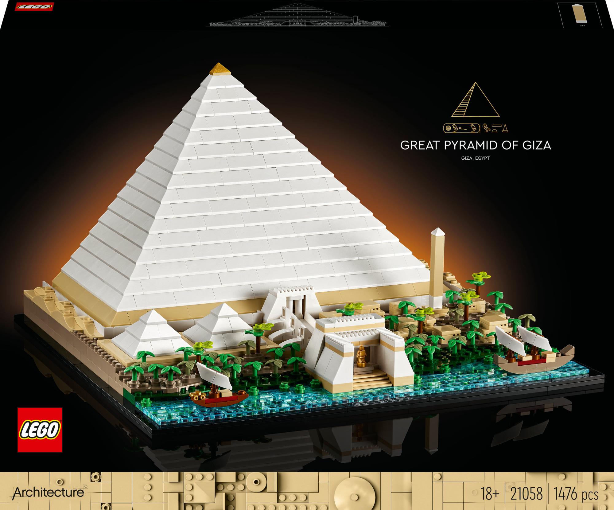 Lego Architecture: Den Store Pyraminde Giza 21058
