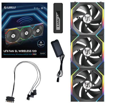 Lian Li Uni Fan Sl Wireless -pak Sort 120mm