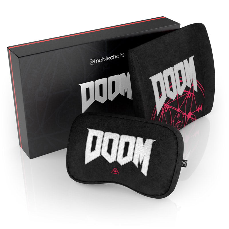 Noblechairs Memory Foam Pudesæt Til Gamingstol Doom Edition Puder Geekd Dk